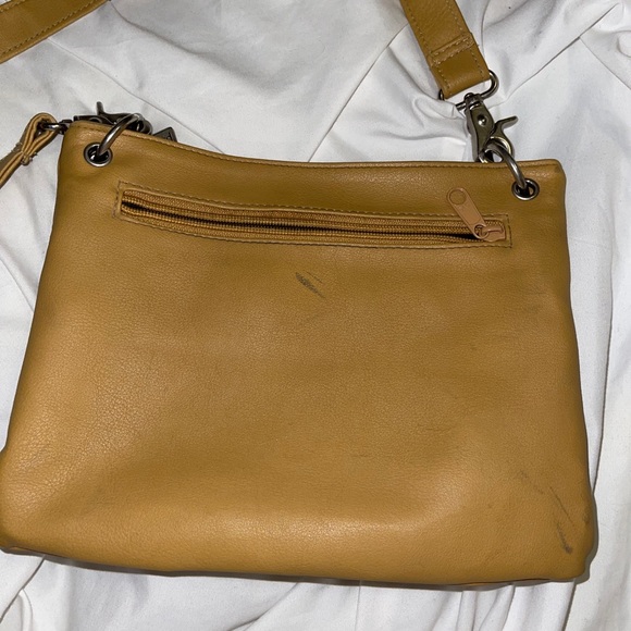 VINTAGE Tan Crossbody Purse - Picture 6 of 6